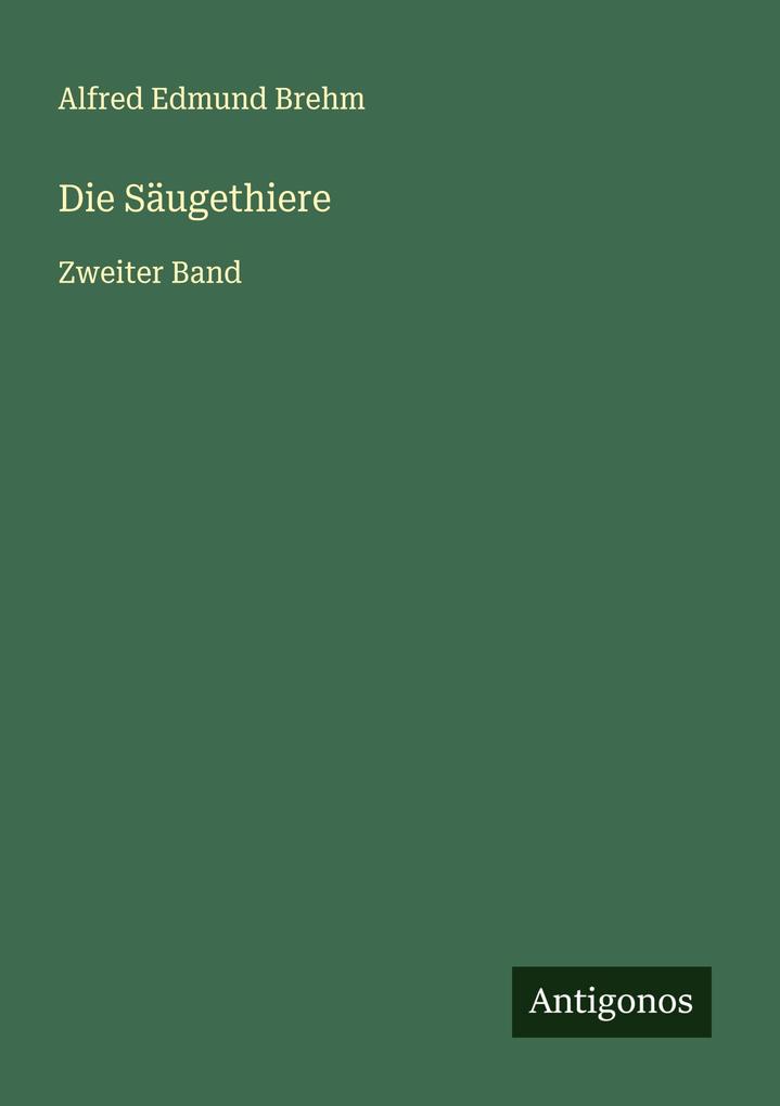 Die Säugethiere