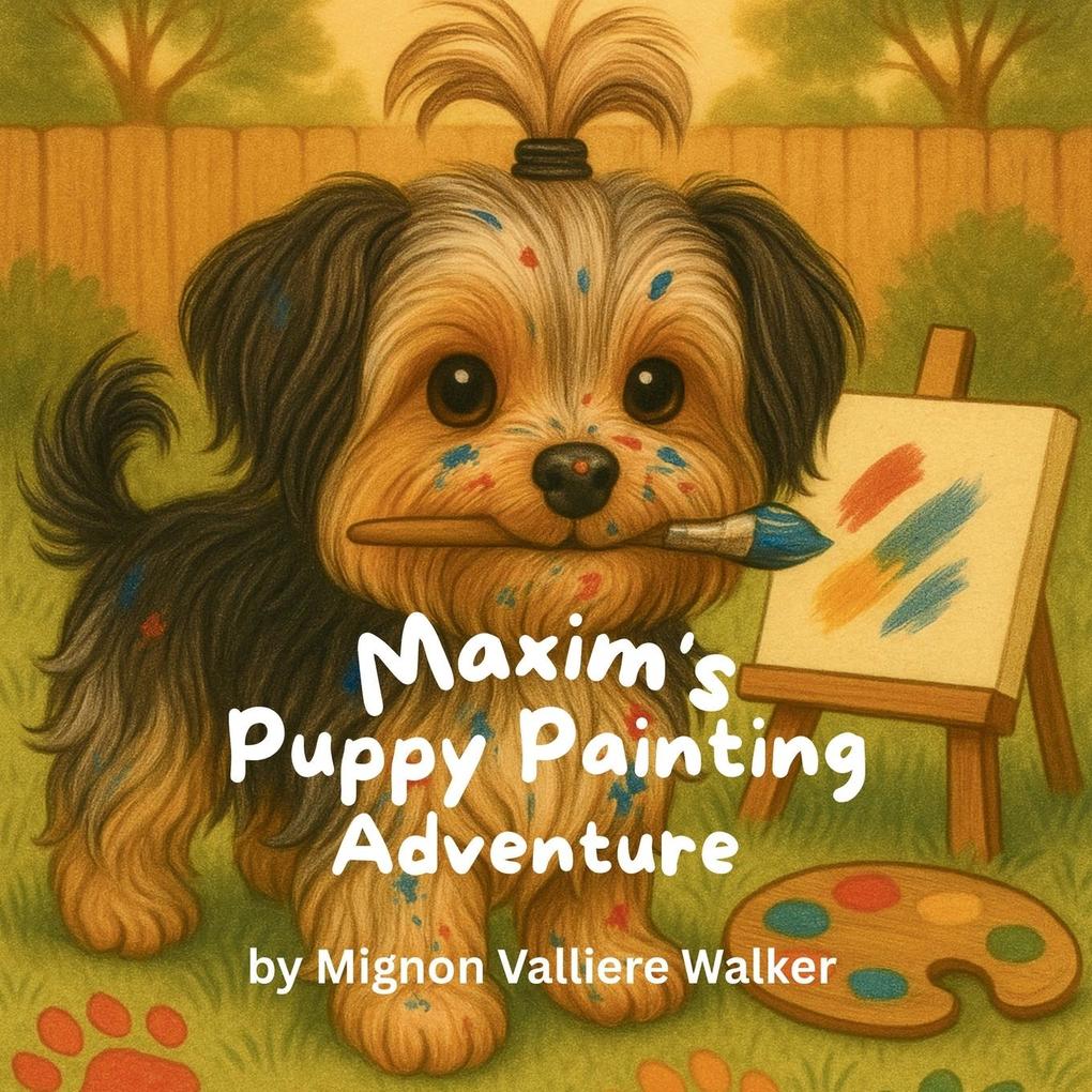 Maxim's Puppy Painting Adventure