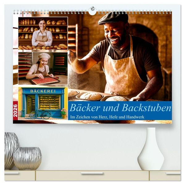 Bäcker und Backstuben (hochwertiger Premium Wandkalender 2026 DIN A2 quer) Kunstdruck in Hochglanz