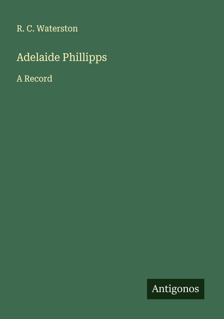 Adelaide Phillipps