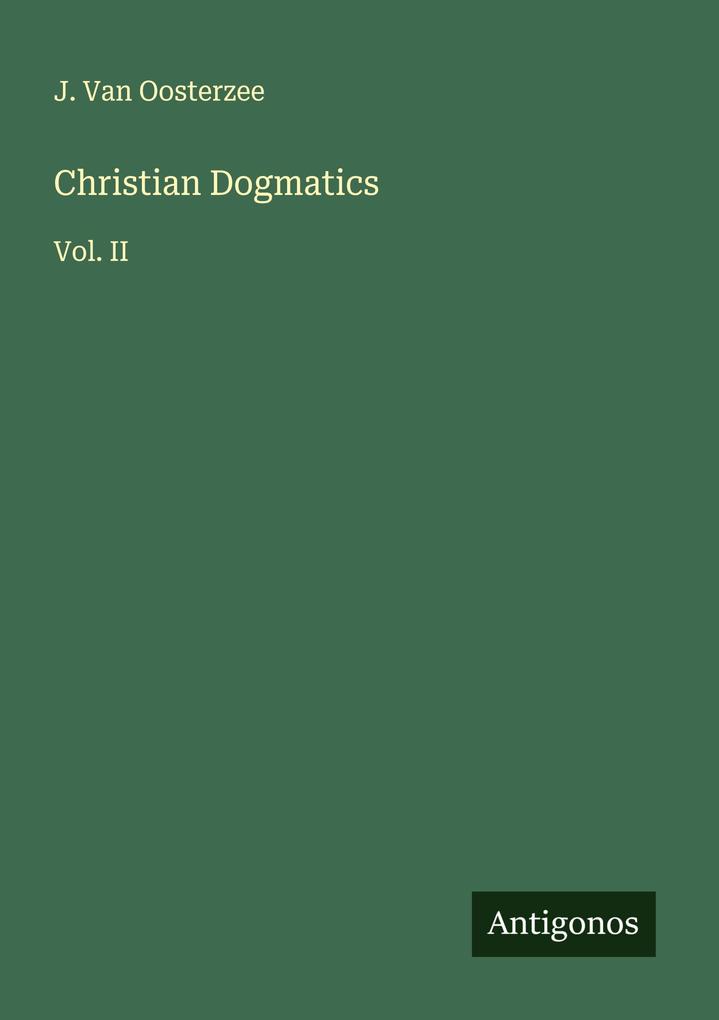 Christian Dogmatics
