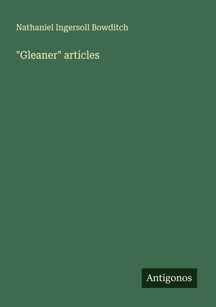 'Gleaner' articles