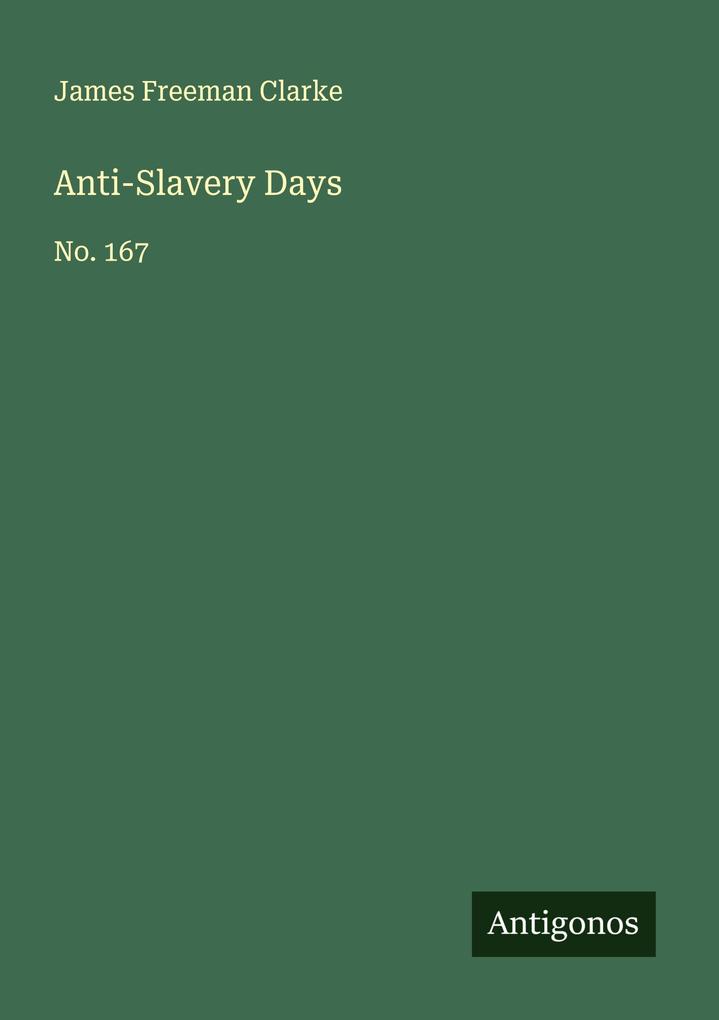 Anti-Slavery Days