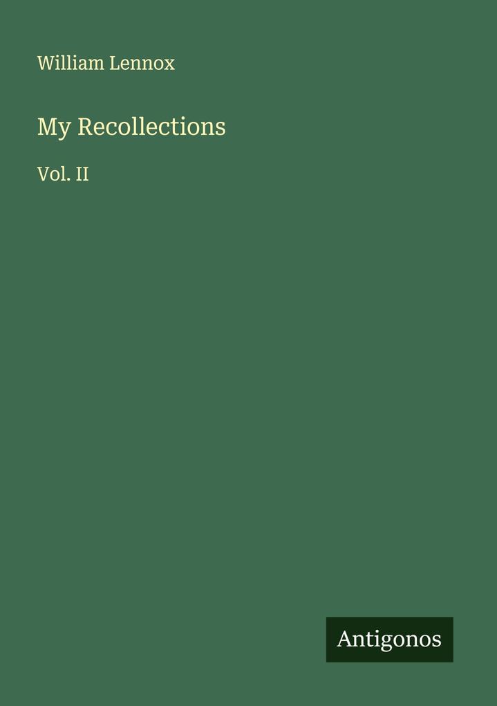 My Recollections