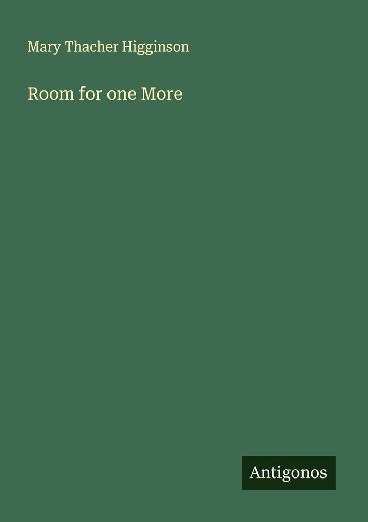 Room for one More