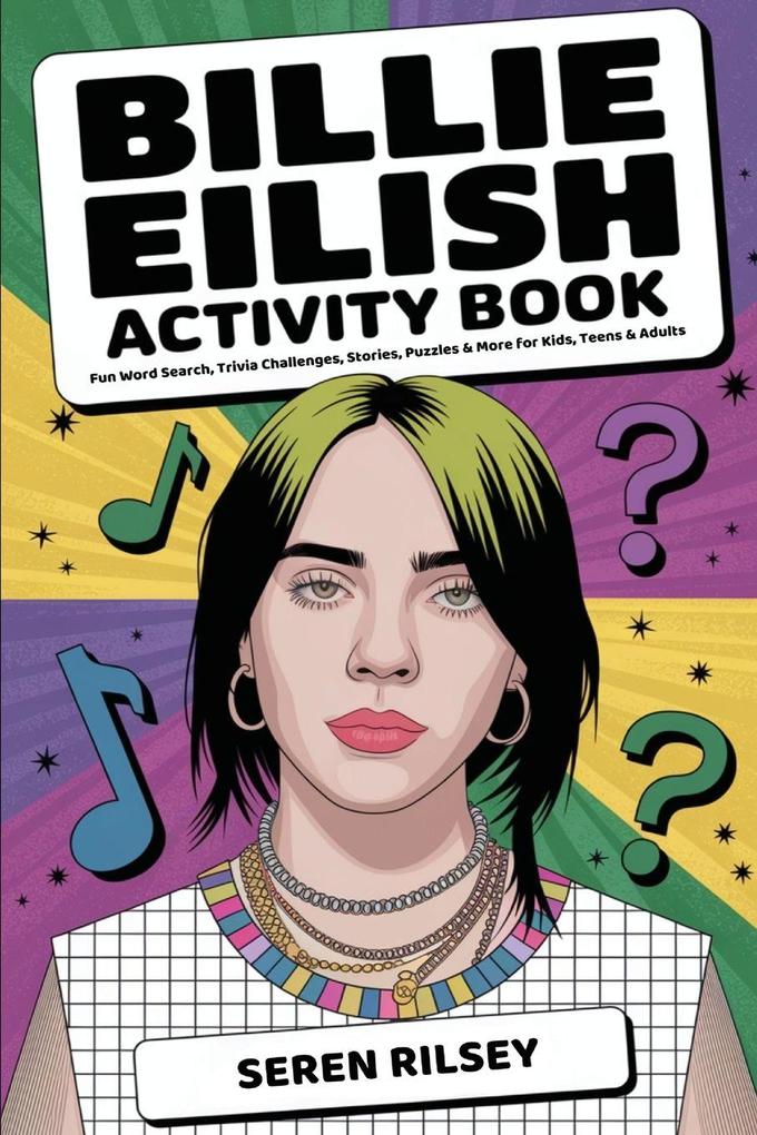 Billie Eilish Activity Book