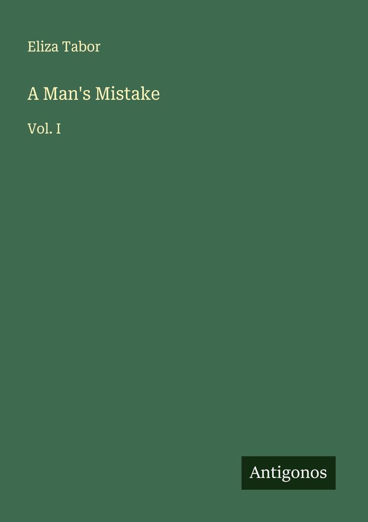 A Man's Mistake