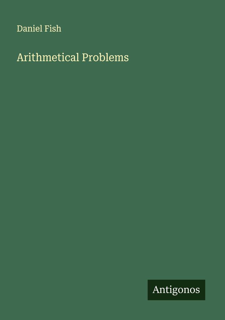 Arithmetical Problems