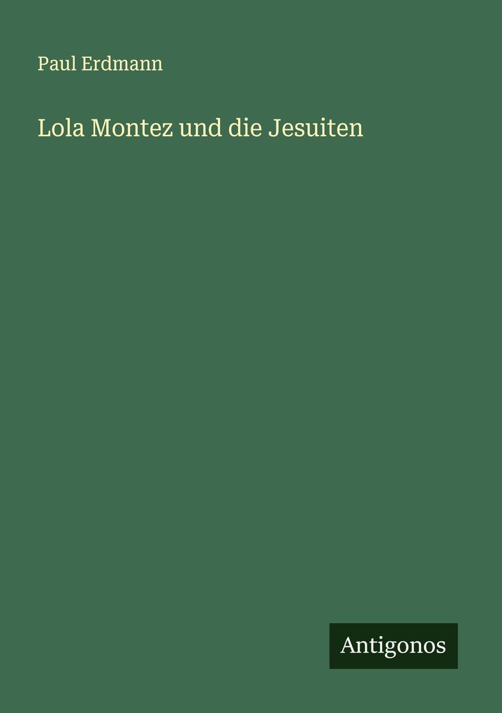 Lola Montez und die Jesuiten