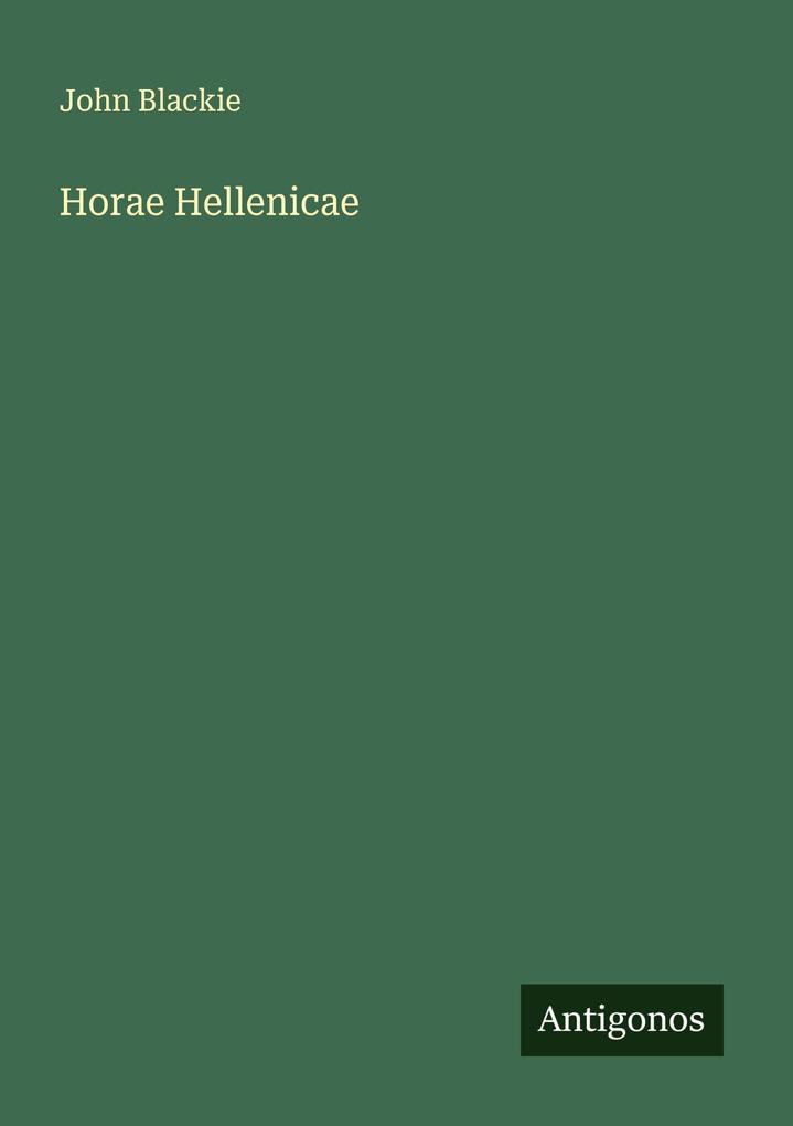 Horae Hellenicae