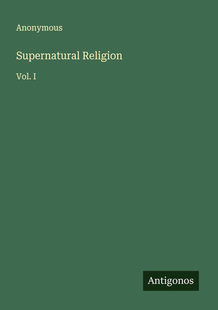 Supernatural Religion