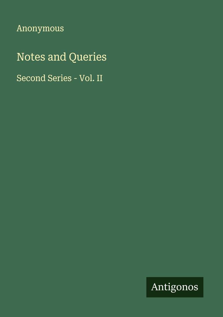 Notes and Queries
