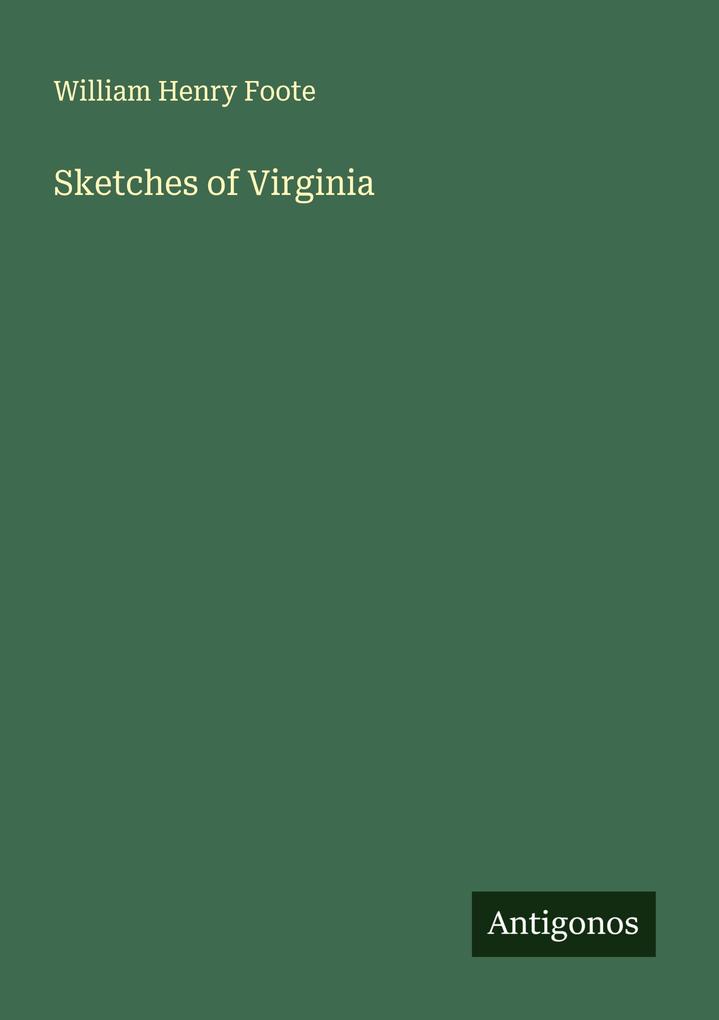 Sketches of Virginia