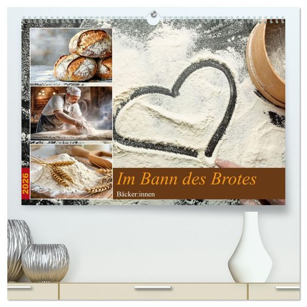 Im Bann des Brotes - Bäcker:innen (hochwertiger Premium Wandkalender 2026 DIN A2 quer) Kunstdruck in Hochglanz