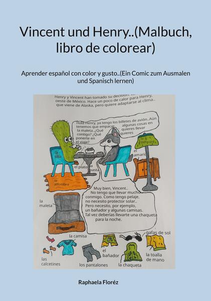 Vincent und Henry..(Malbuch libro de colorear)