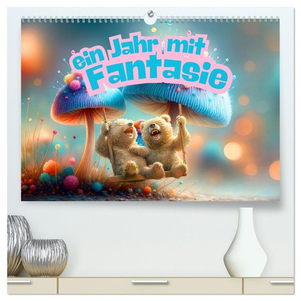 Ein Jahr mit Fantasie (hochwertiger Premium Wandkalender 2026 DIN A2 quer) Kunstdruck in Hochglanz