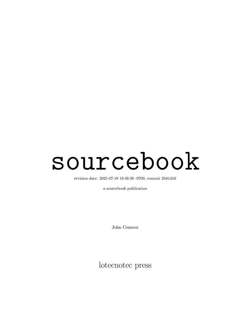 sourcebook