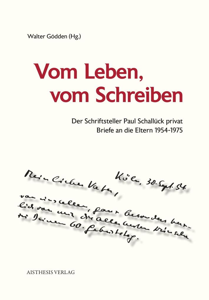 Vom Leben vom Schreiben