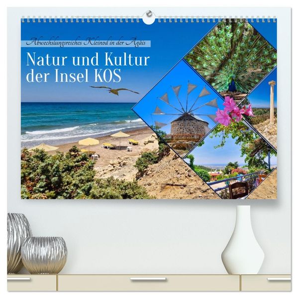 Natur und Kultur der Insel Kos (hochwertiger Premium Wandkalender 2026 DIN A2 quer) Kunstdruck in Hochglanz