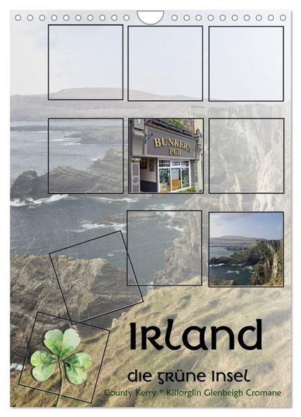 Irland - die grüne Insel (Wandkalender 2026 DIN A4 hoch) CALVENDO Monatskalender