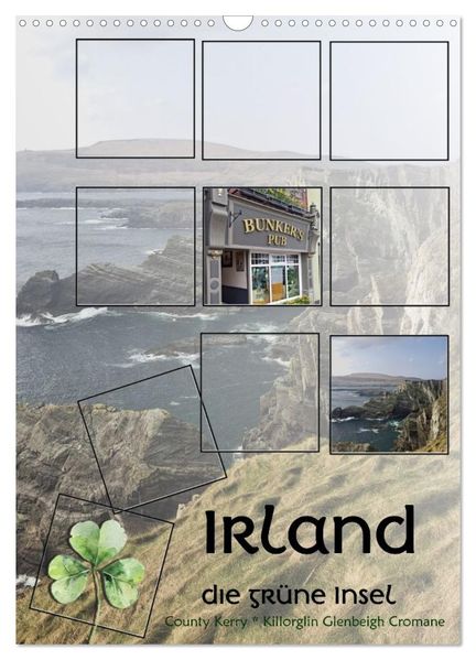 Irland - die grüne Insel (Wandkalender 2026 DIN A3 hoch) CALVENDO Monatskalender