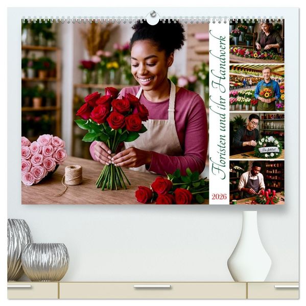 Floristen und ihr Handwerk (hochwertiger Premium Wandkalender 2026 DIN A2 quer) Kunstdruck in Hochglanz