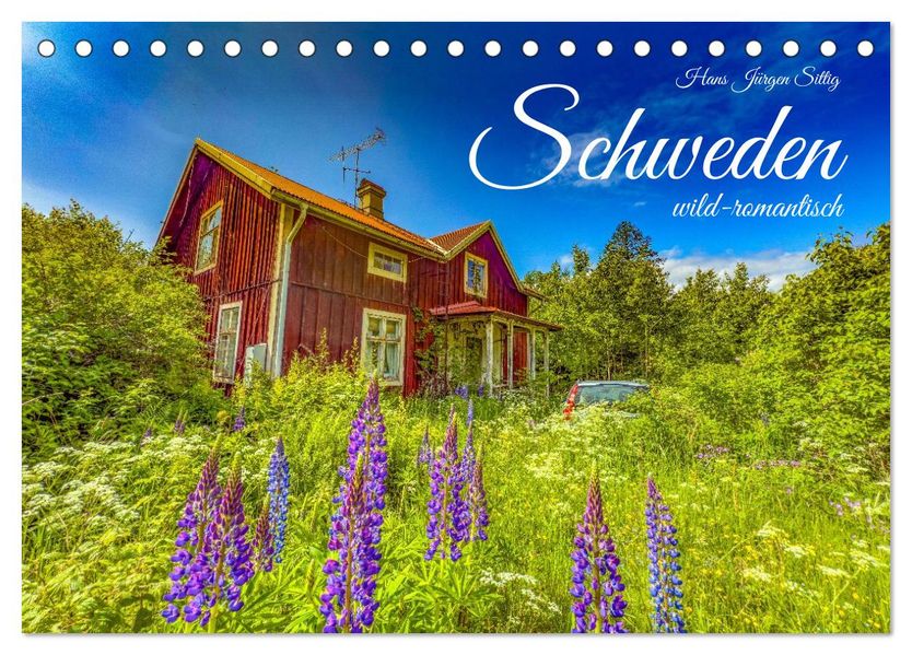 SCHWEDEN wild-romantisch (Tischkalender 2026 DIN A5 quer) CALVENDO Monatskalender