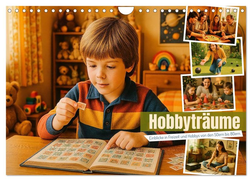 Hobbyträume - Einblicke in Freizeit und Hobbys von den 50ern bis 80ern (Wandkalender 2026 DIN A4 quer) CALVENDO Monatskalender