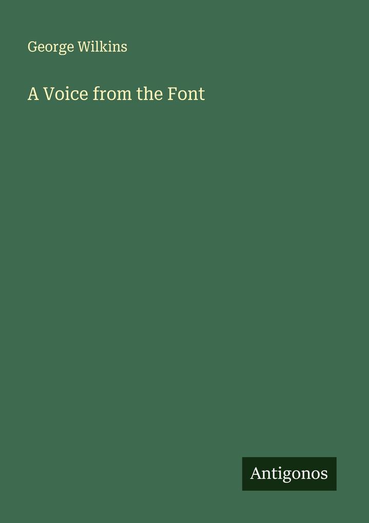 A Voice from the Font