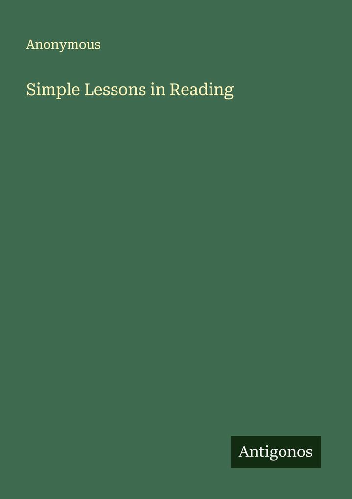 Simple Lessons in Reading