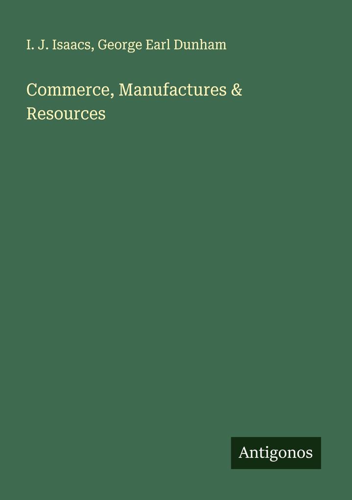 Commerce Manufactures & Resources