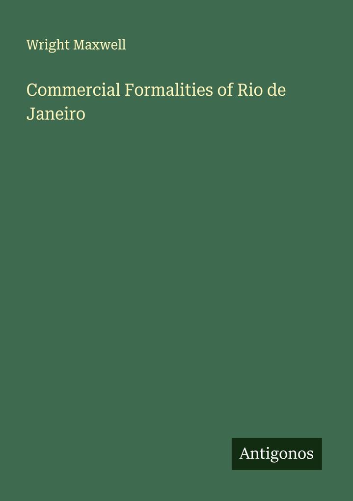 Commercial Formalities of Rio de Janeiro