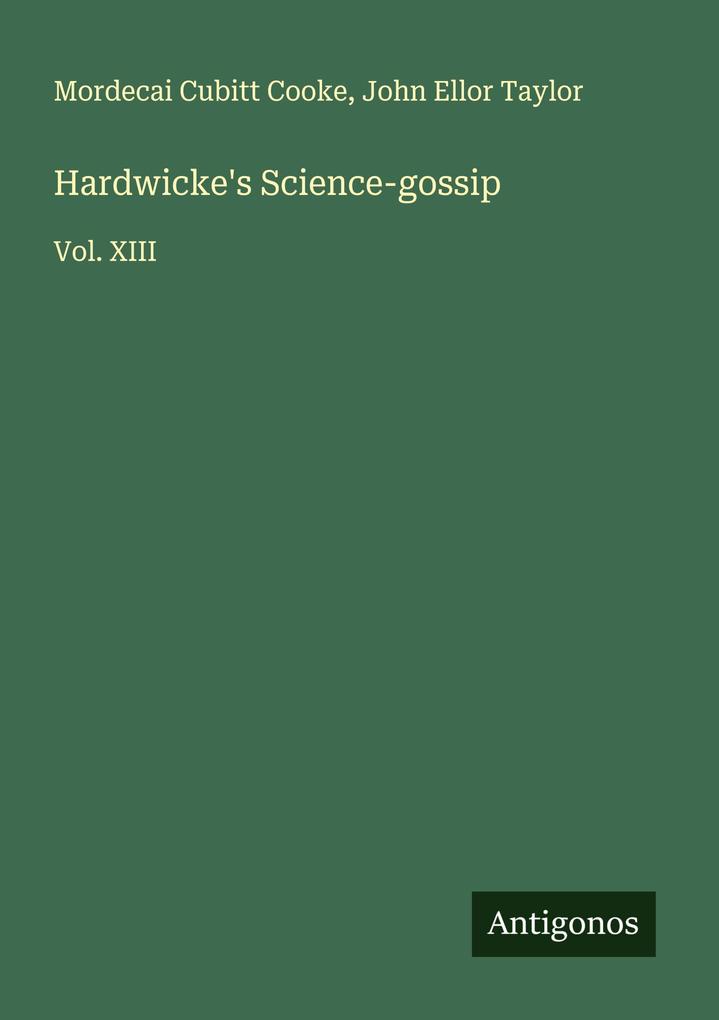 Hardwicke's Science-gossip