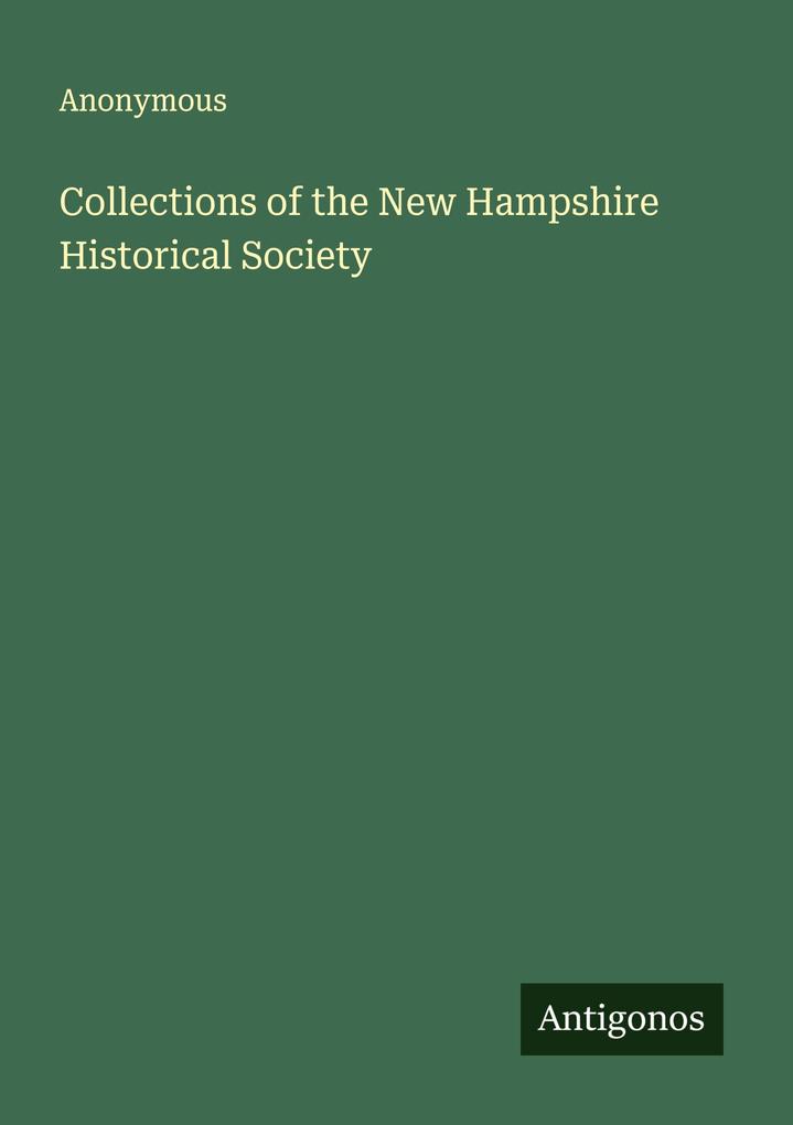 Collections of the New Hampshire Historical Society