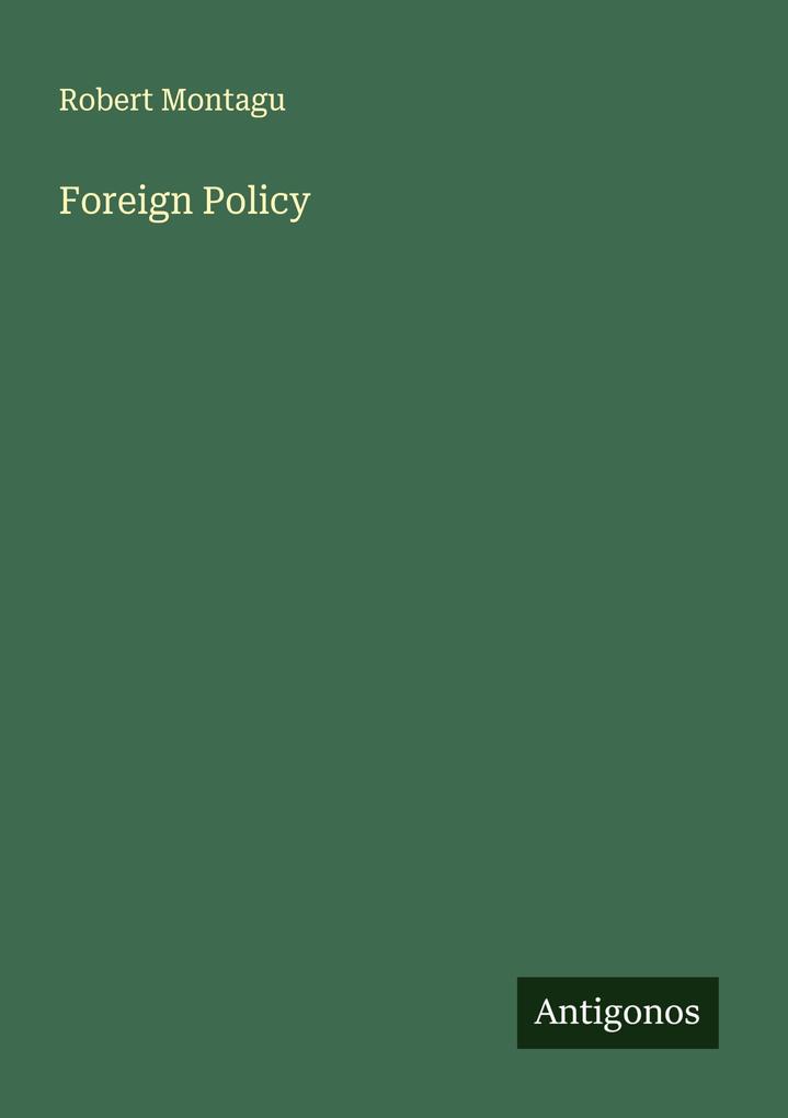 Foreign Policy