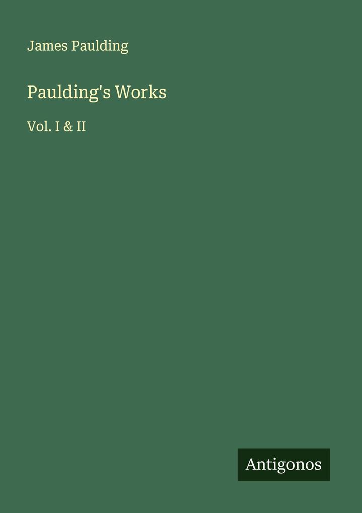 Paulding's Works