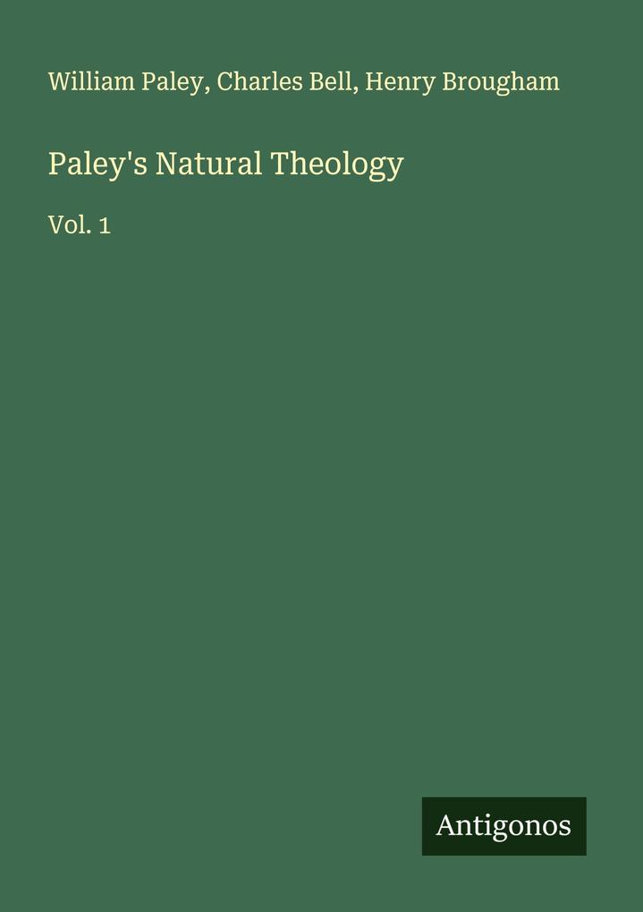 Paley's Natural Theology