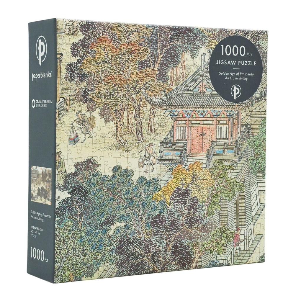 Golden Age of Prosperity 1000 Piece Jigsaw Puzzle Deji Art Museum Collection by Paperblanks (an Era in Jinling)