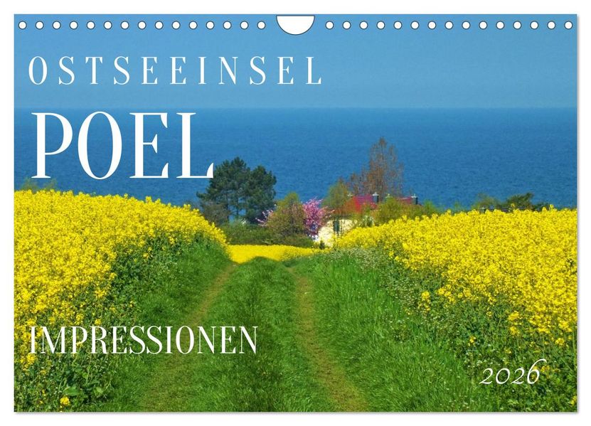 Ostseeinsel Poel - Küstenimpressionen (Wandkalender 2026 DIN A4 quer) CALVENDO Monatskalender