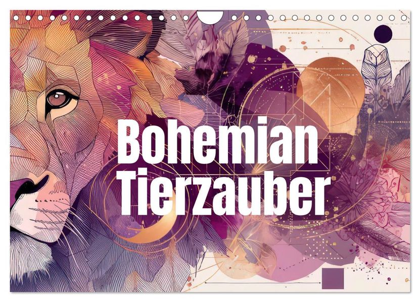 Bohemian Tierzauber (Wandkalender 2026 DIN A4 quer) CALVENDO Monatskalender