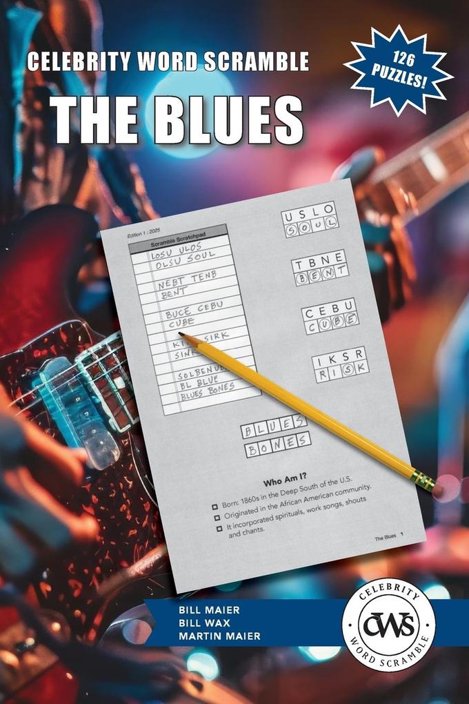 Celebrity Word Scramble The Blues