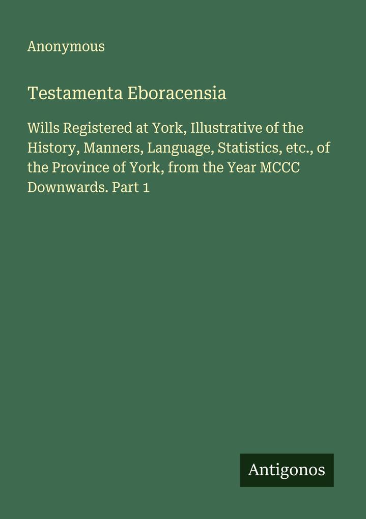 Testamenta Eboracensia
