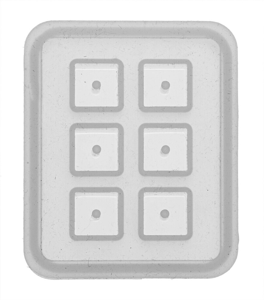 Silikon-Form 6x7cm Würfel 12x12x12mm 6tlg