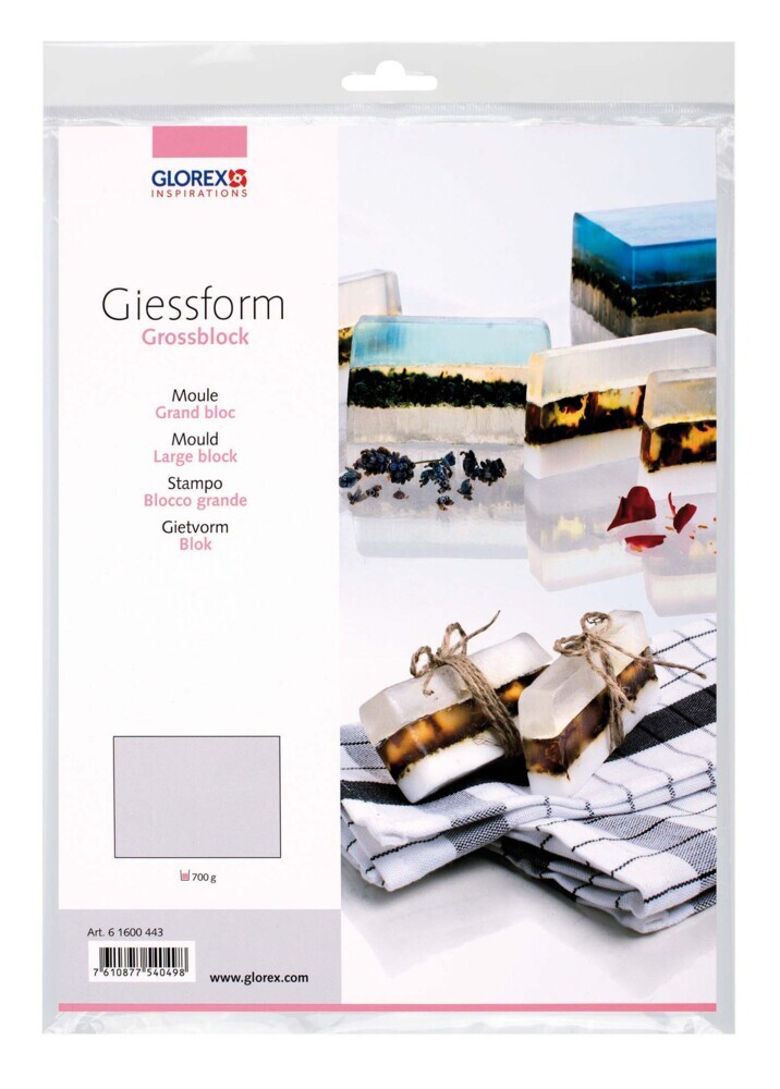 Giessform Grossblock 90x140mm Höhe: 47mm