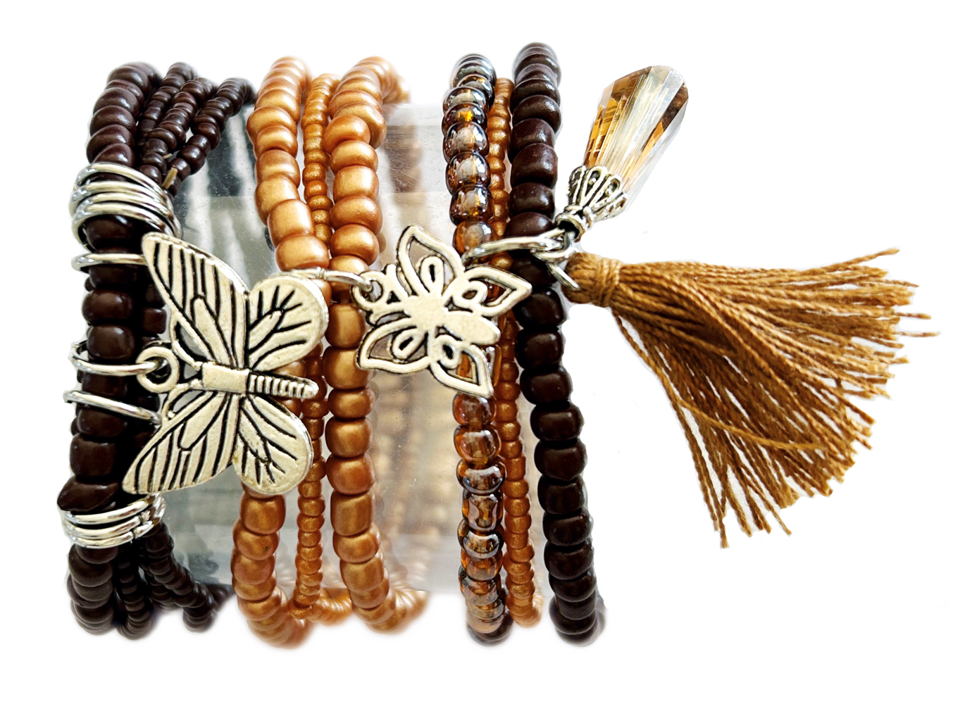DIY Armband-Set brauntöne