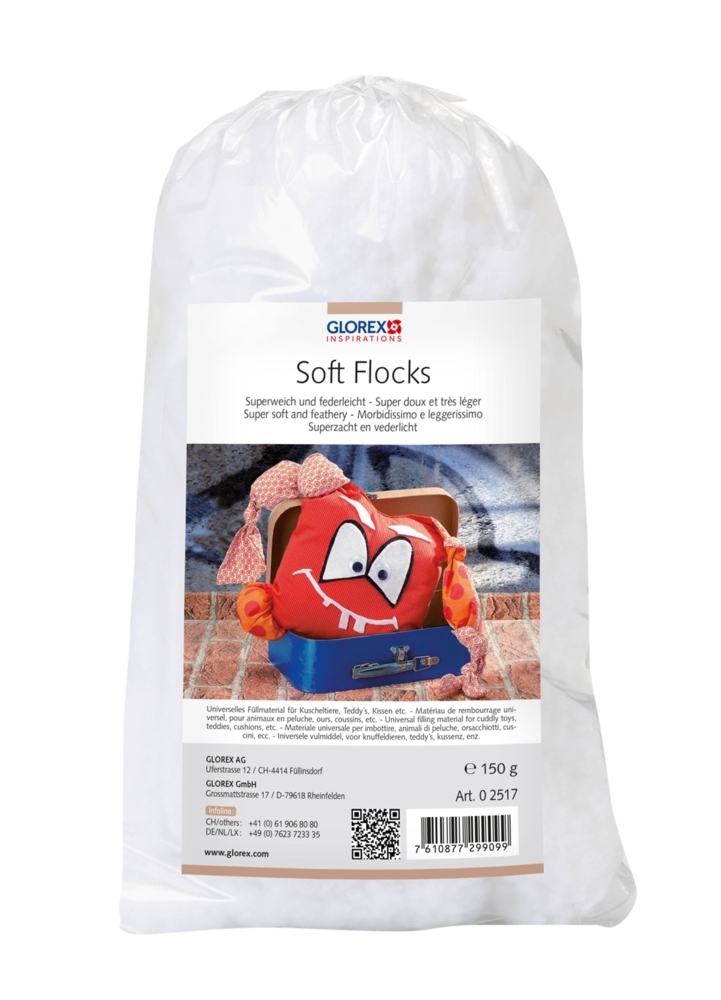 Soft-Flocks weiss 150g superweich und federleicht