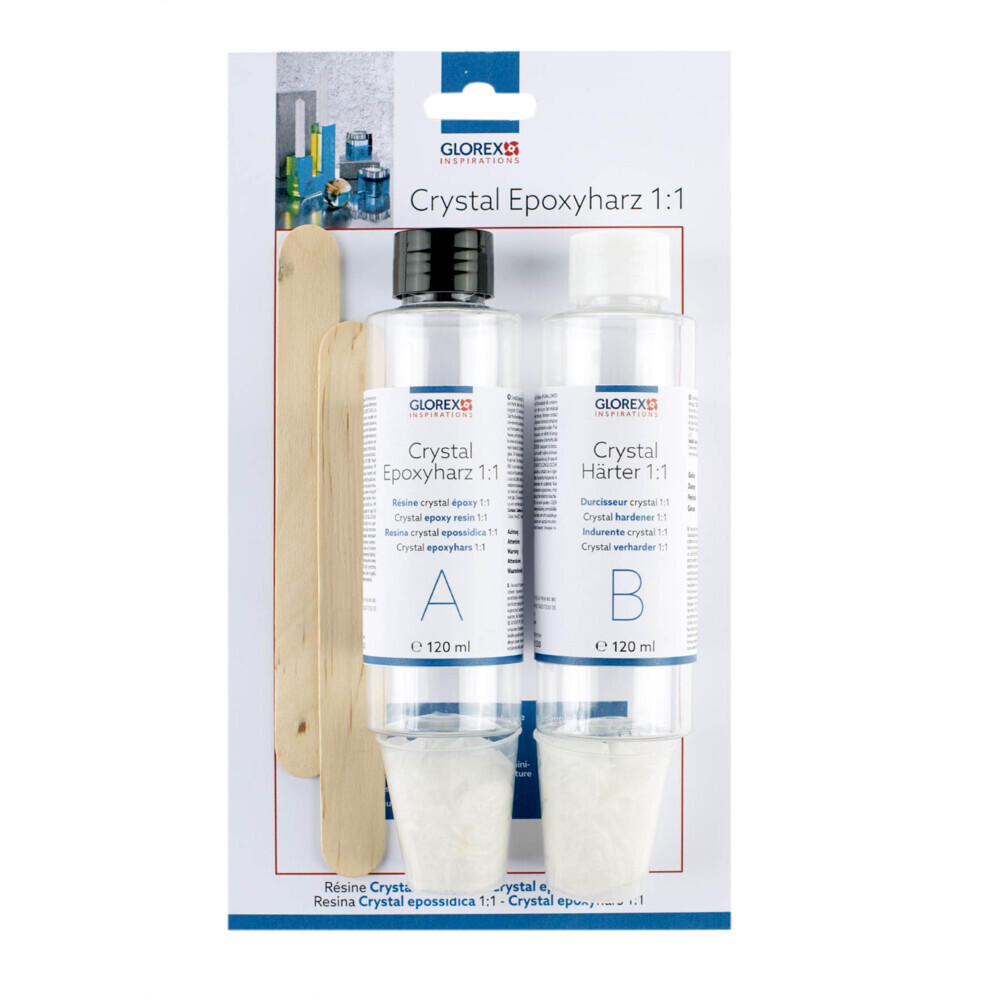 Crystal Epoxyharz 1:1 240ml (2x120ml)