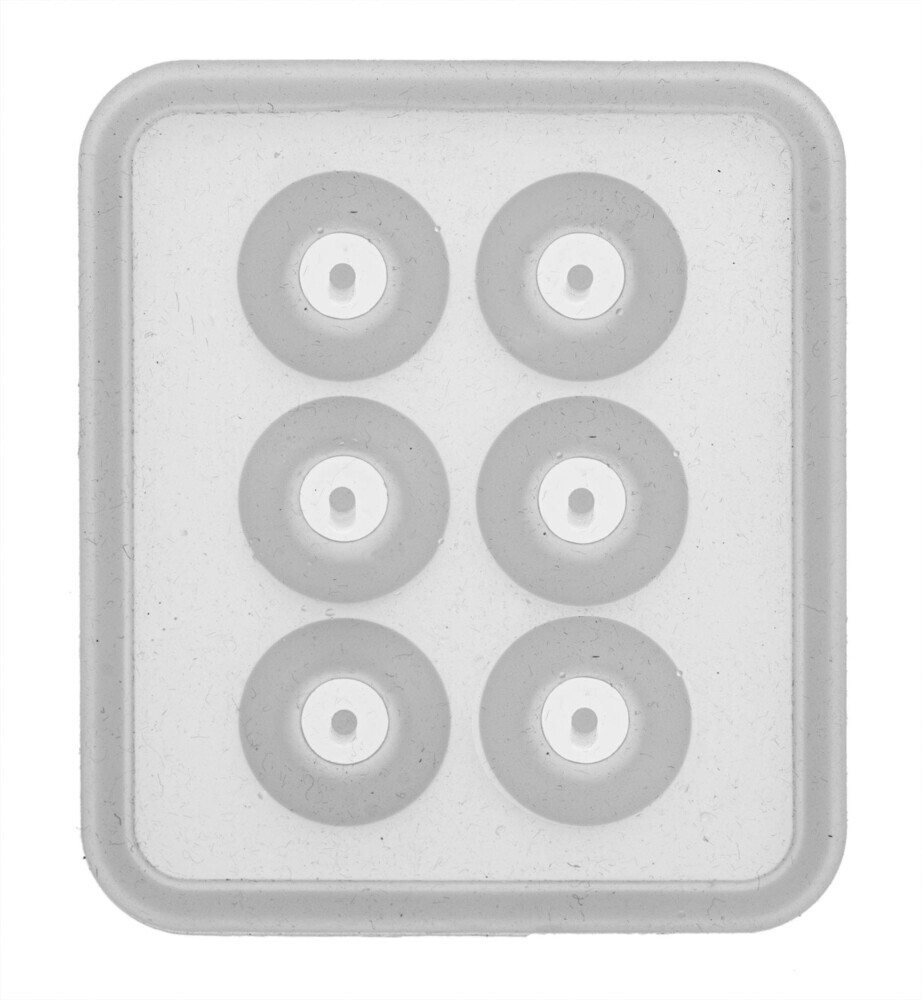 Silikon-Form 6x7cm Kugel 12mm 6tlg