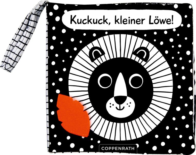 Babys kuschelweiches Kontrastbuch (Stoffbuch): Löwe