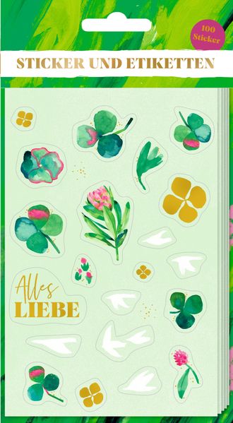 Stickerbogen mit 100 Stickern